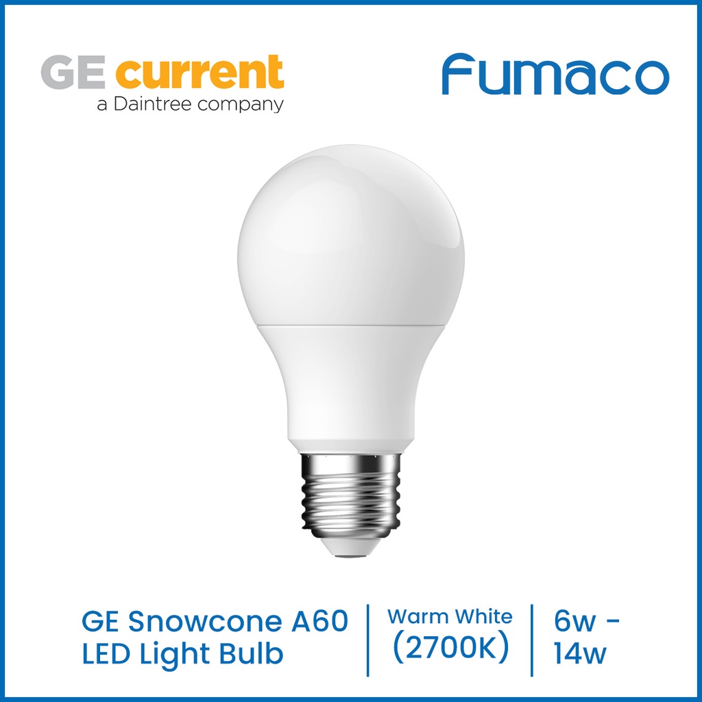 GE LED Light Bulb 614watt Warm White Yellow Daylight White Ceiling