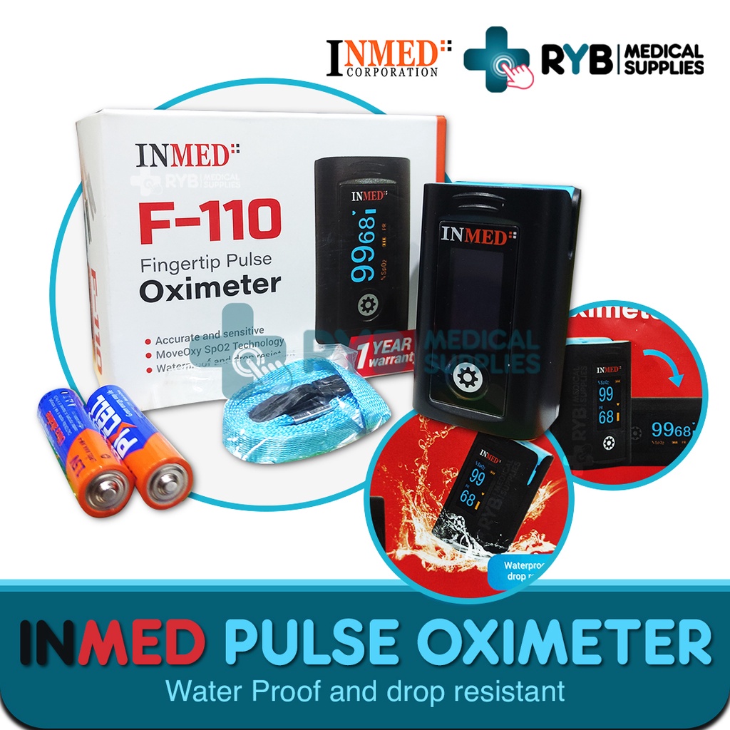 Inmed Pulse Oximeter Shock proof F110 Shopee Philippines