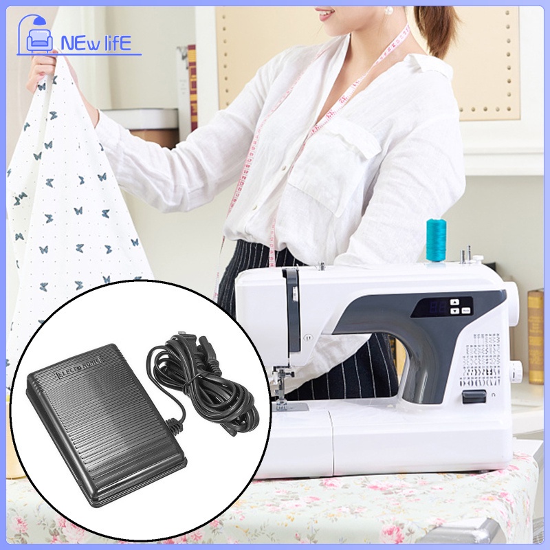 Nonslip Sewing Machine Foot Control Pedal Foot Controlled Switch Pedal 110V for Most Sewing