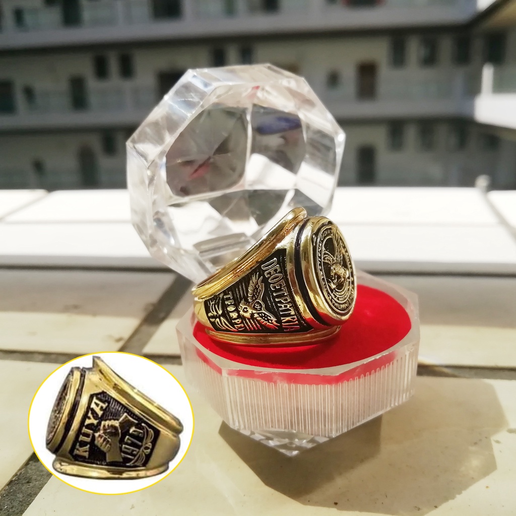 TFOE(PE) Kuya Ring, Gold Plated Brass The Fraternal Order of Eagles ...