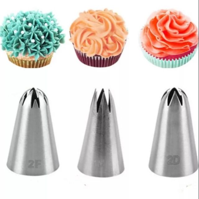 1m icing tip 2d icing tip and 2f icing tip Shopee Philippines