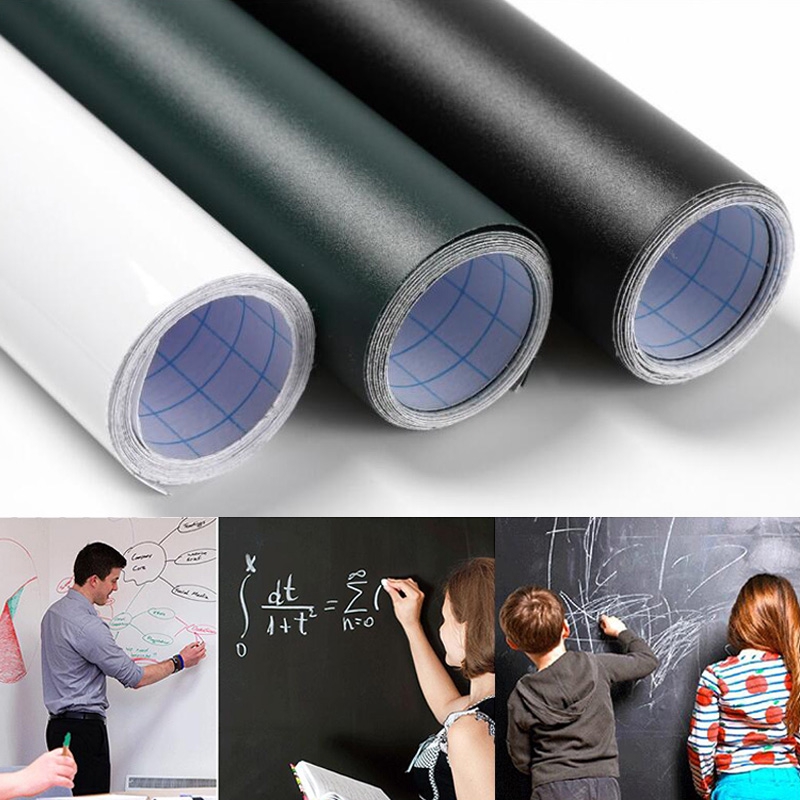 Removable Chalkboard Vinyl Wall Sticker Blackboard Whiteboard ...