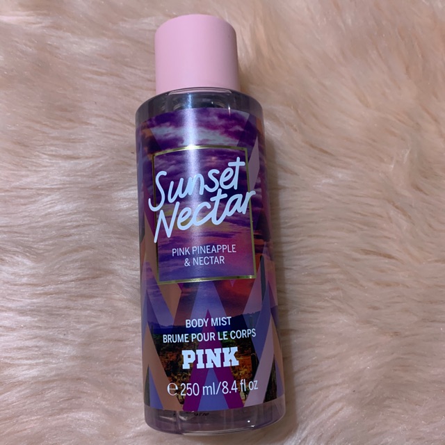 Victoria’s Secret Pink Sunset Nectar Pink Pineapple & Nectar Body Mist ...