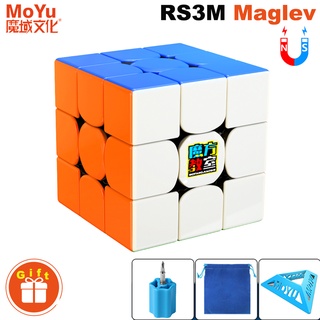 Newest 2022 Moyu RS3 M Magnetic 3x3x3 Speed Magic Cube MF RS3M Puzzle Cube  Magnet 3x3 Magico Cubo