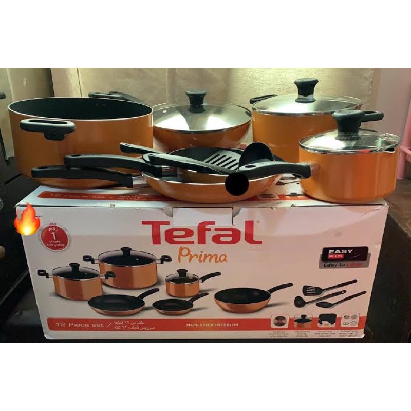 Tefal Prima Non-stick Cookware 12-pc set | Shopee Philippines