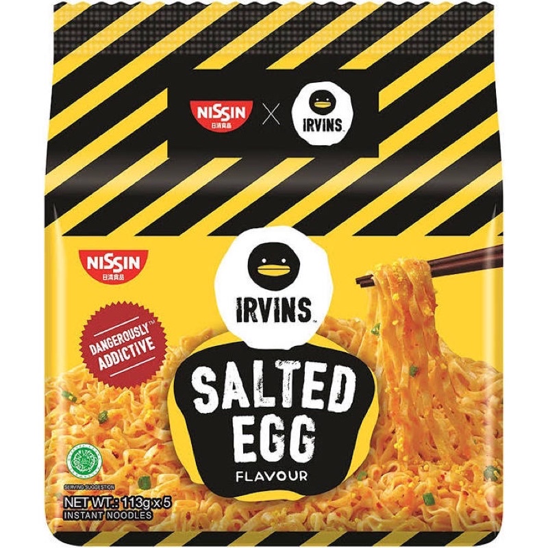 IRVINS X NISSIN SALTED EGG NODDLE | Shopee Philippines