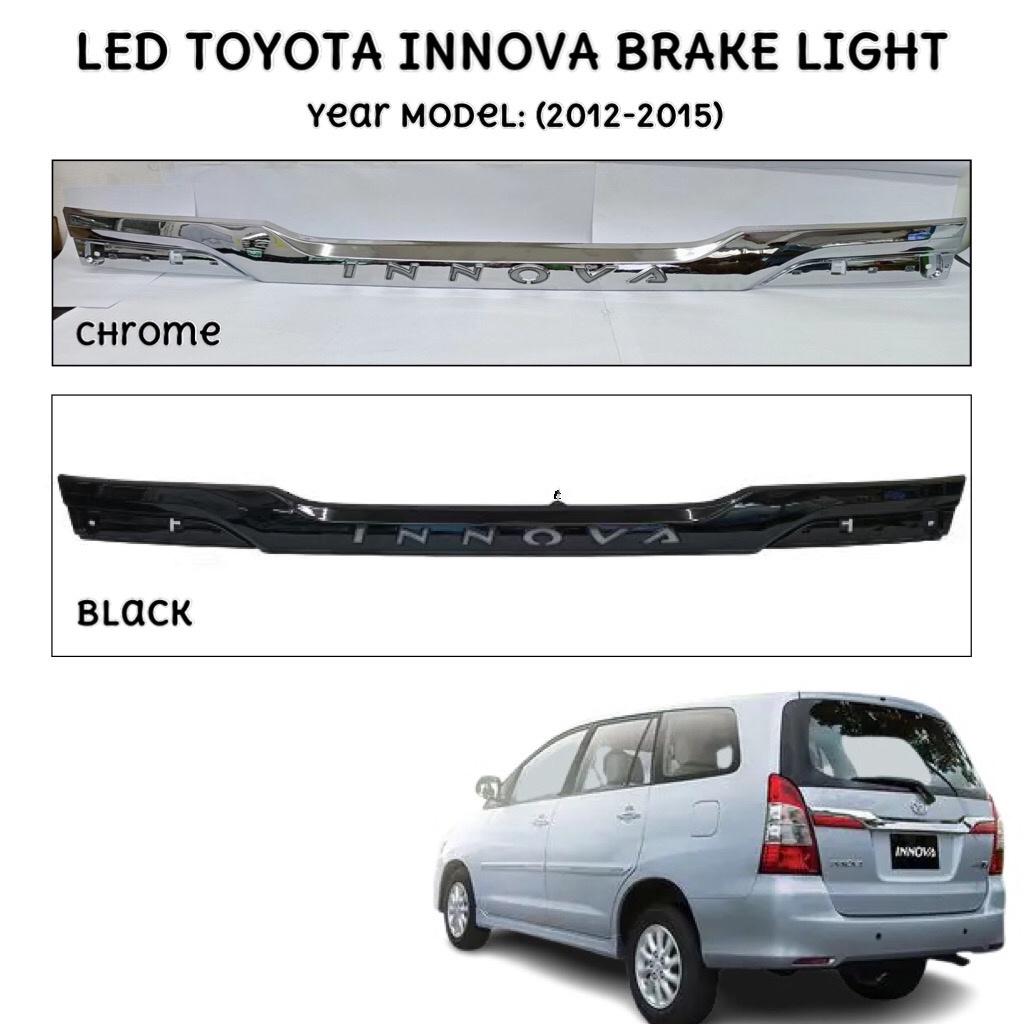 OAPC 2012-2015 TOYOTA INNOVA REAR TRUNK LID LED LIGHT BRAKE AND TAIL ...