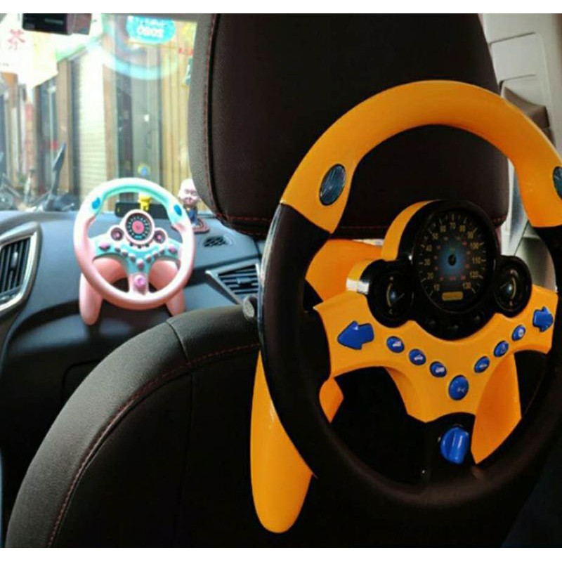 Toy car Wheel Kids Interactive toys Steering Wheel with Light Sound Si
