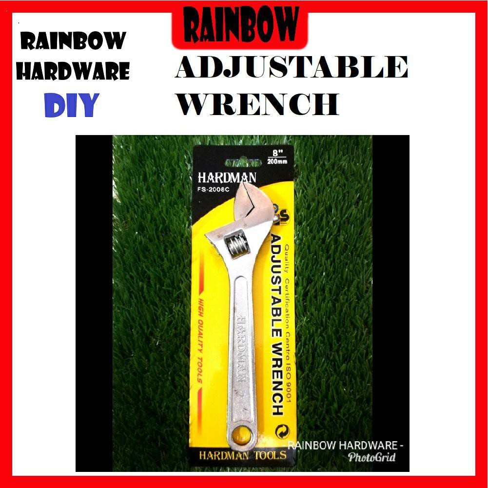 HARDMAN ADJUSTABLE WRENCH 6",8",10",12",15" Shopee Philippines