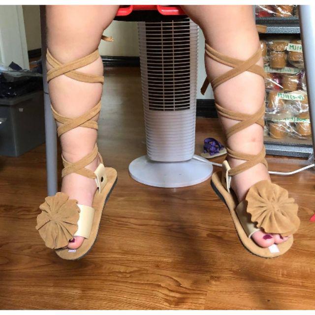 ON HAND GLADIATOR SANDALS for infant toddler baby girls Shopee Philippines