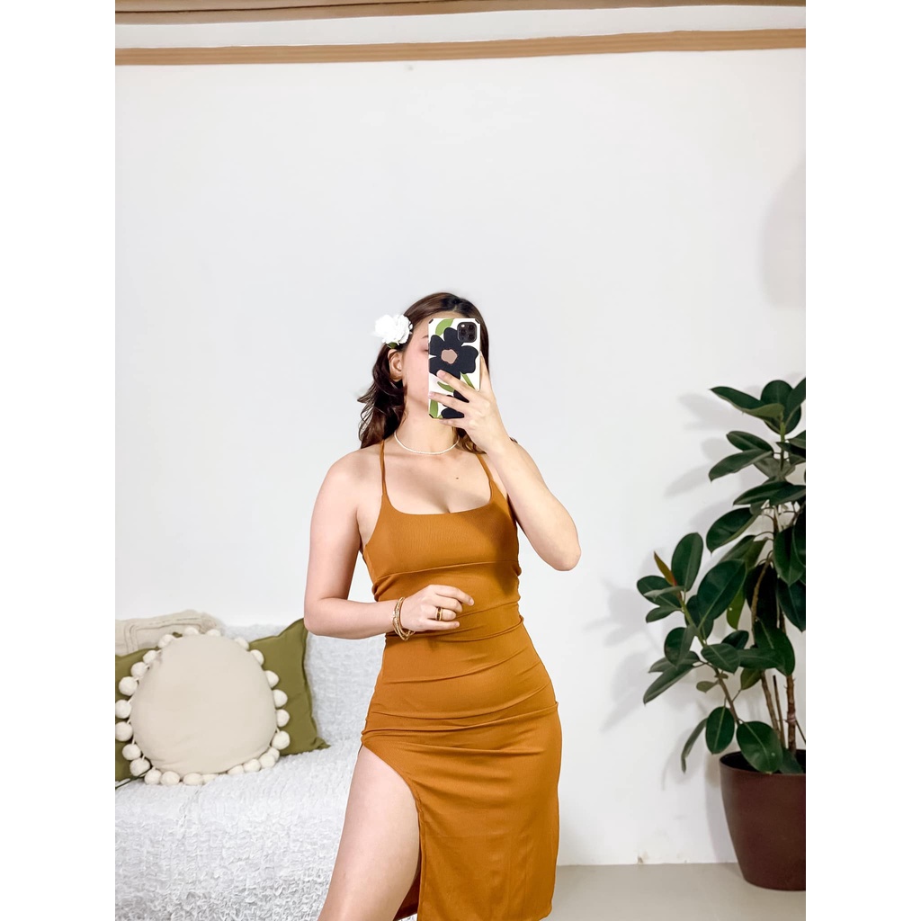 Knitted dress outlet shopee