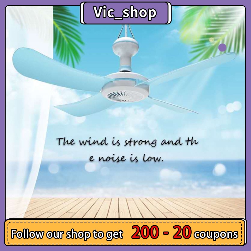 wall fan with remote COD Ceiling Fan Large Electric Fan900 Strong Wind Cool Ultra Quiet Wall