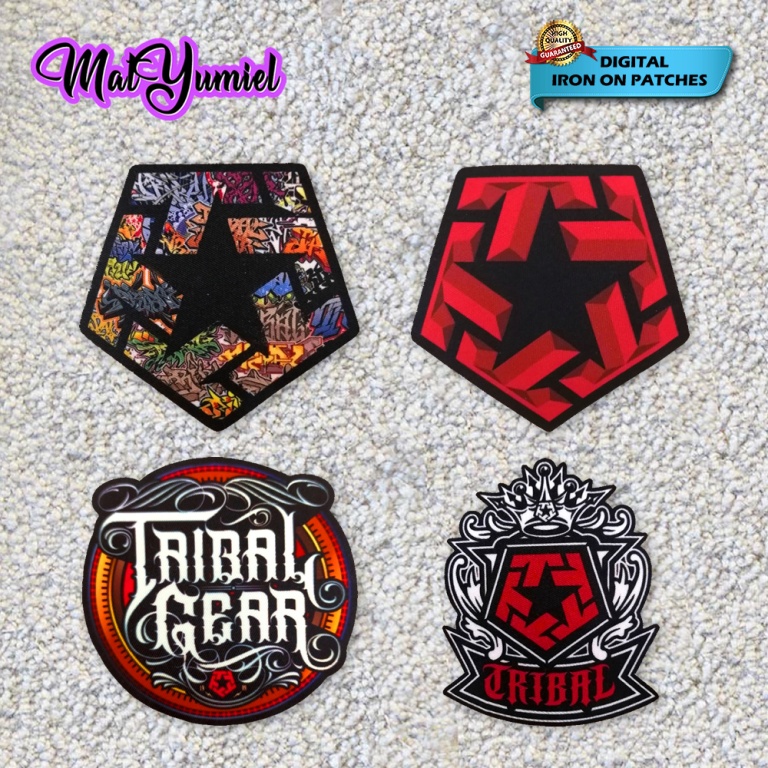 Iron On Patch - T R I B A L Streetwear Awesome Cool Patch | Shopee ...