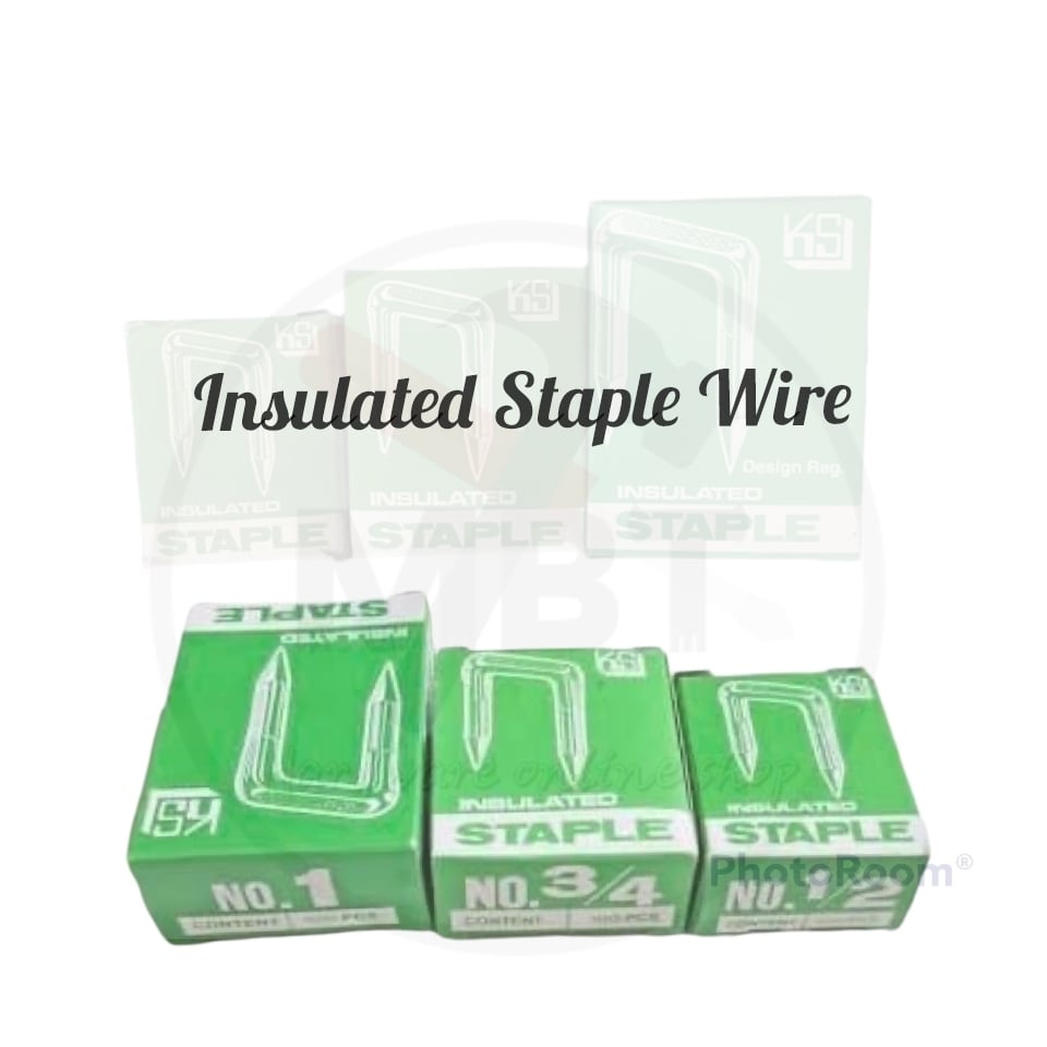Insulated Staples / Staple Wire 1/2" 3/4" 1" Shopee Philippines