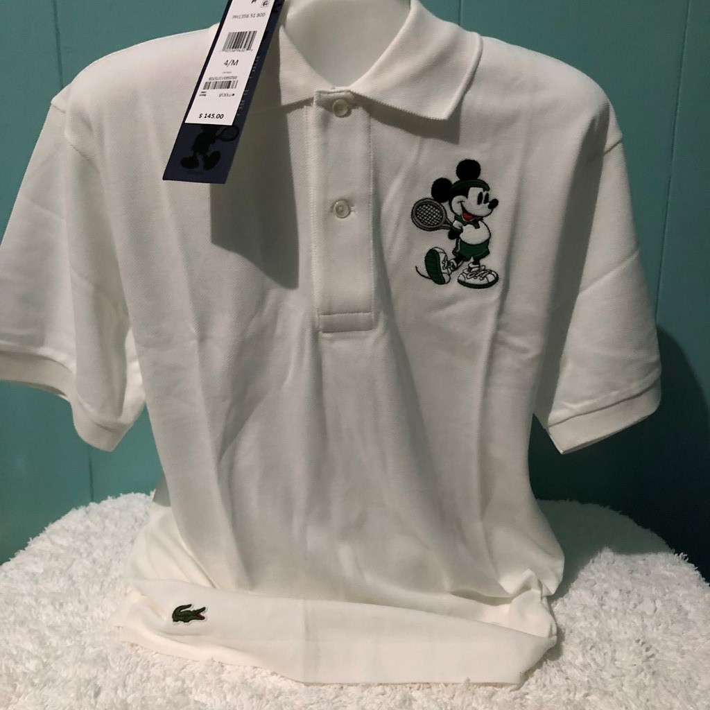 Lacoste polo hotsell mickey mouse