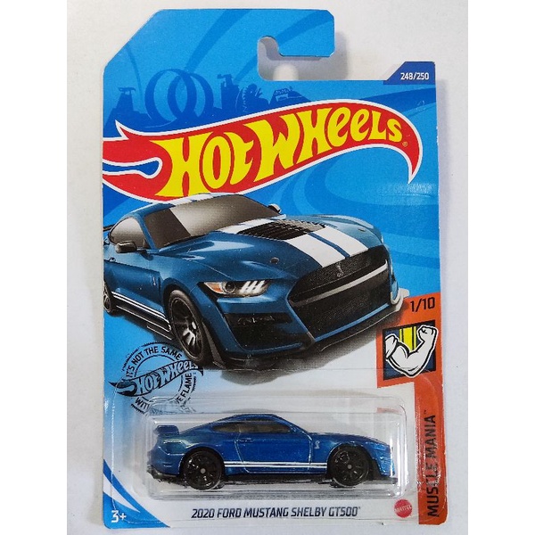 La ford mustang shelby gt500 de 2020 arrive en hot wheels