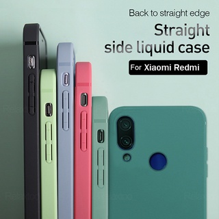 solid candy color silicone case on for xiaomi redmi note 7 note7 pro / redmi  7 yellow