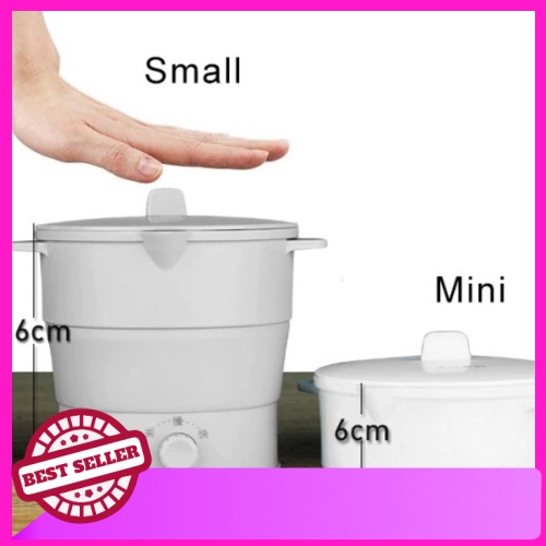 Portable Folding Electric Pot Travel Cooking Pot ( White ) | Shopee ...