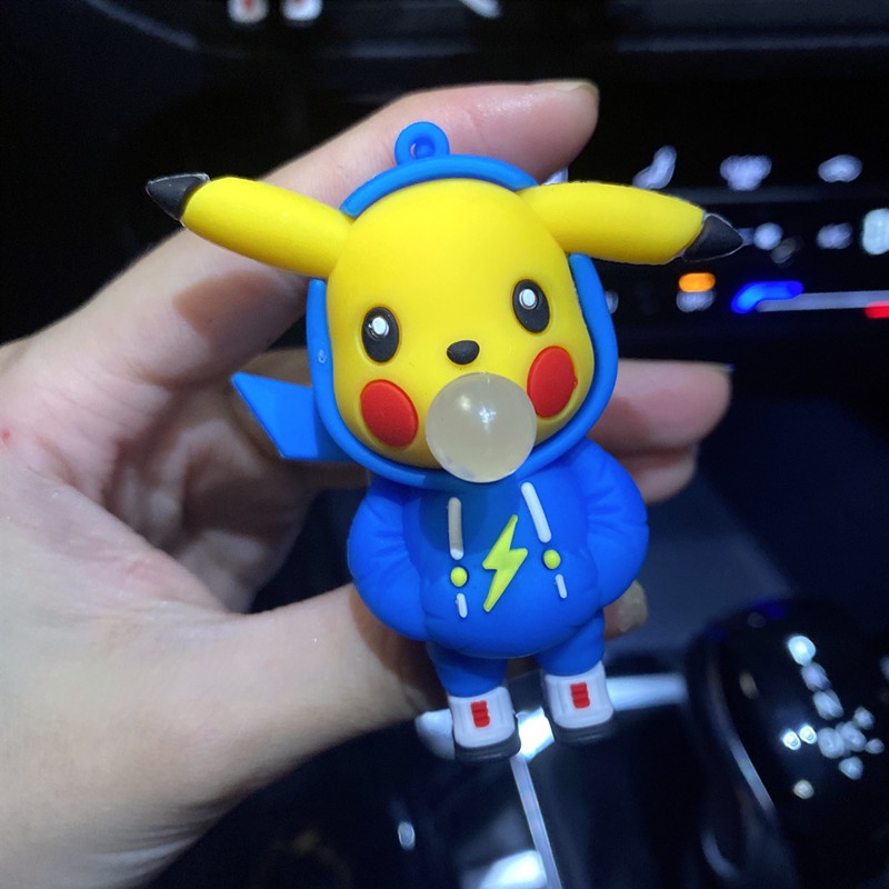 Hot Pokemon Pikachu Car Perfume Aromatherapy Pokemon figures Toys Car