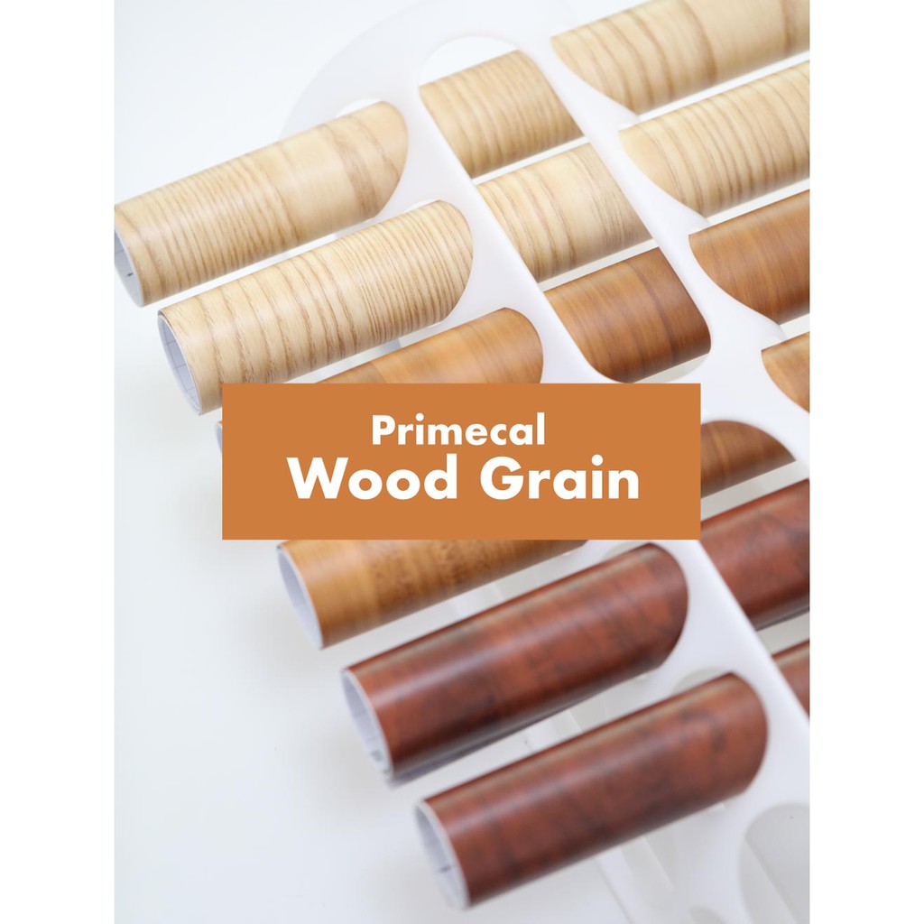 Primecal Wood Grain Adhesive Vinyl Stickers DIY Crafting Material Decal
