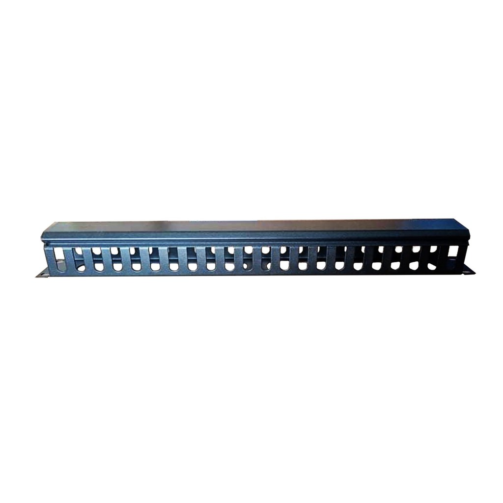 (1 set) 19 inch 48 Slot Rack Mount Cable Wire Management 1U Horizontal ...
