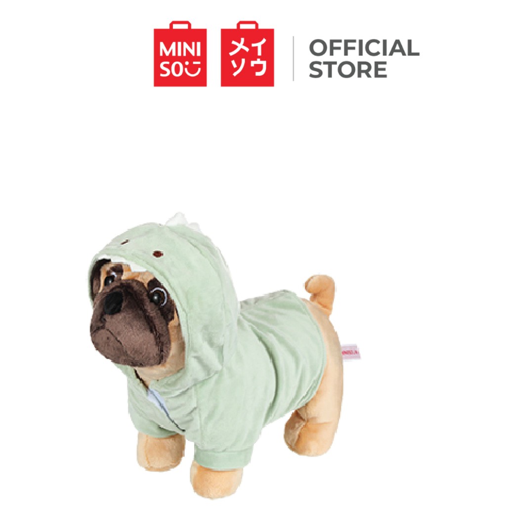 MINISO Doggie Plush Toy with Hoodie (Pug Dog) | Shopee Philippines