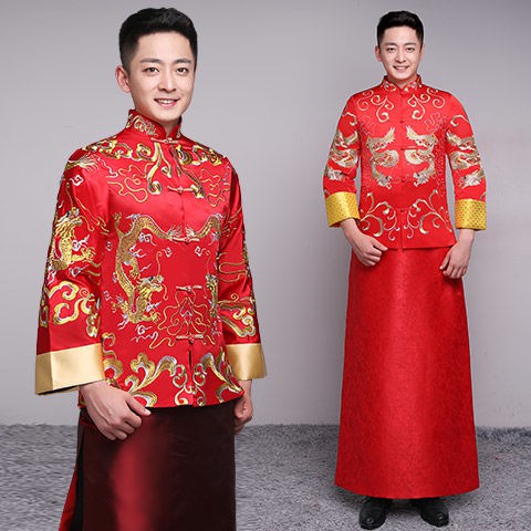 groceries Xiuhe clothing 2021 men's Chinese dress groom wedding ...