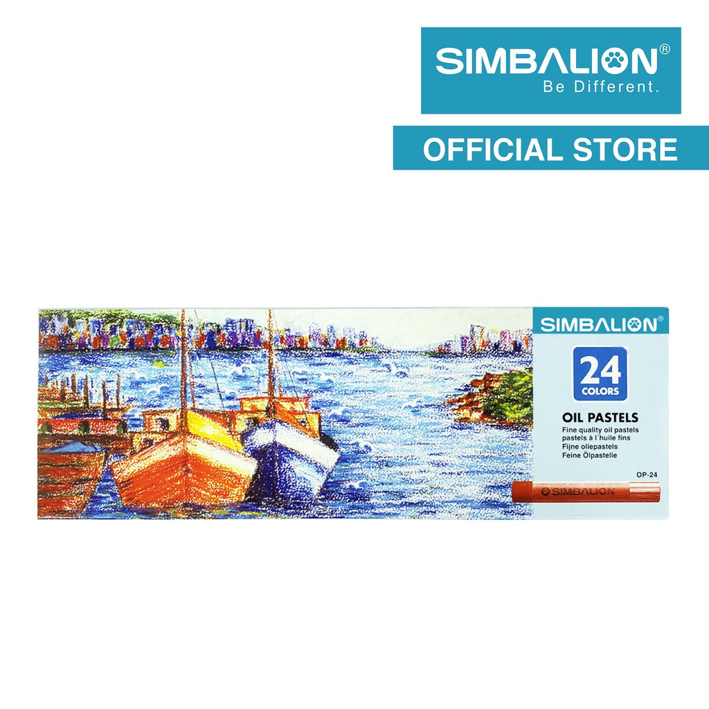 Simbalion Oil Pastel OP24 (24 colors) | Shopee Philippines