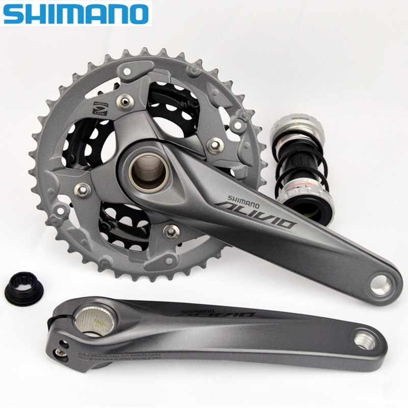 Bottom Bracket Alivio 3x Crankset Shimano Alivio FC-M4050 MTB Bike