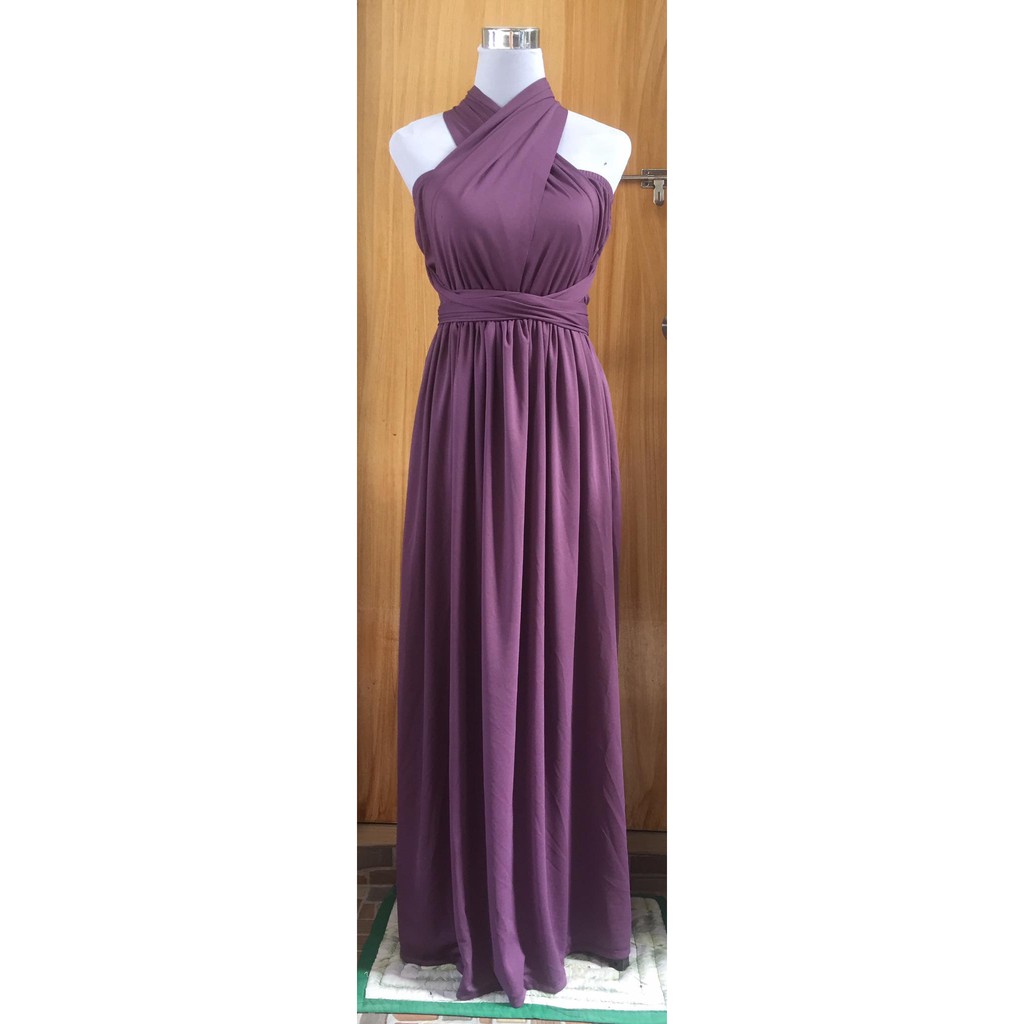 Dark lilac infinity dress store