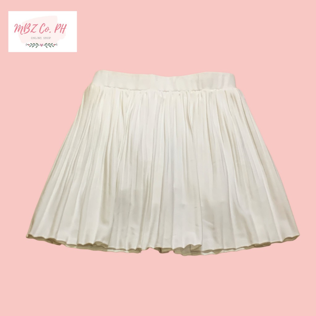 PYT Mini skirt, White (S-M) | Shopee Philippines