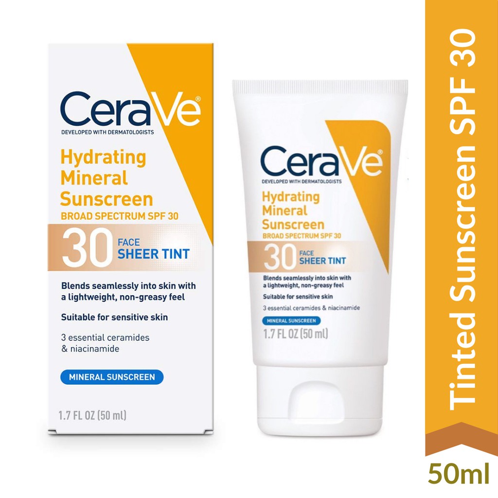 CeraVe Tinted Sunscreen with SPF 30 50ml | 1.7oz | Shopee Philippines