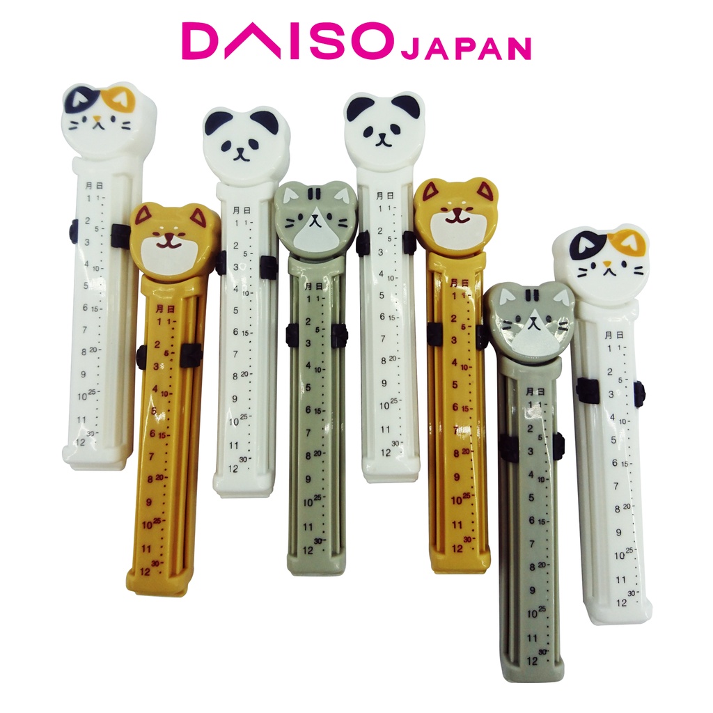 Daiso Animal Bag Clip with Expiration Indicator 8pcs Shopee Philippines