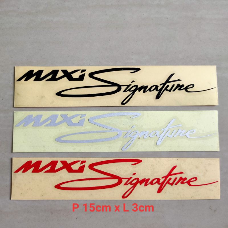 Best quality Yamaha Aerox Lexi Nmax Xmax signature Maxi Cutting Sticker ...