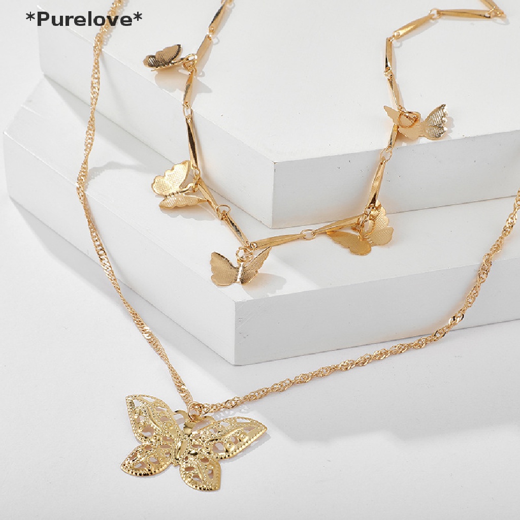 Purelove> Boho Cute Choker Necklace Women Gold Clavicle Chain Statement ...