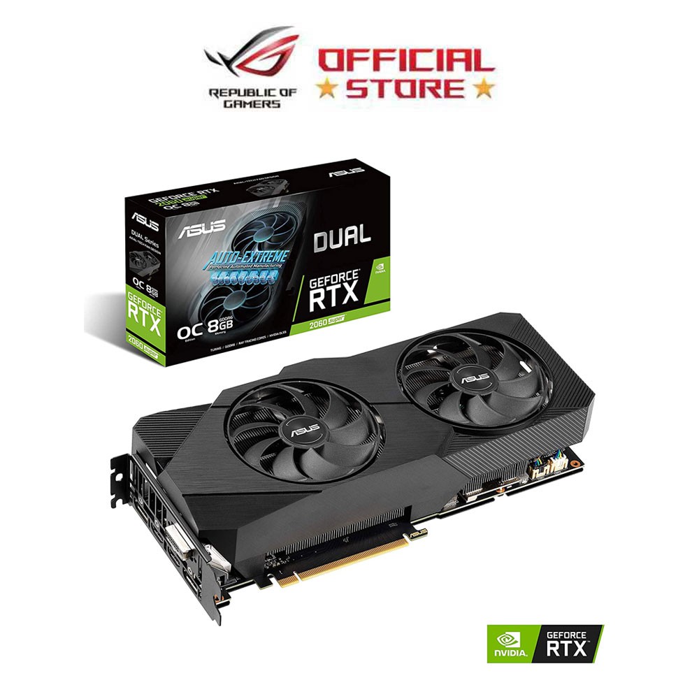 ASUS Dual GeForceR RTX 2060 SUPER EVO V2 OC Edition 8GB GDDR6 Graphics ...