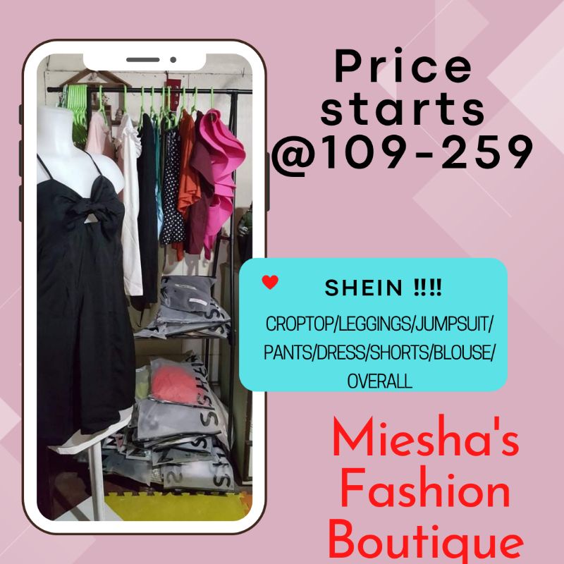 Premium Original Shein Allover Clothing COD (Tops, Dresses, Skirts ...