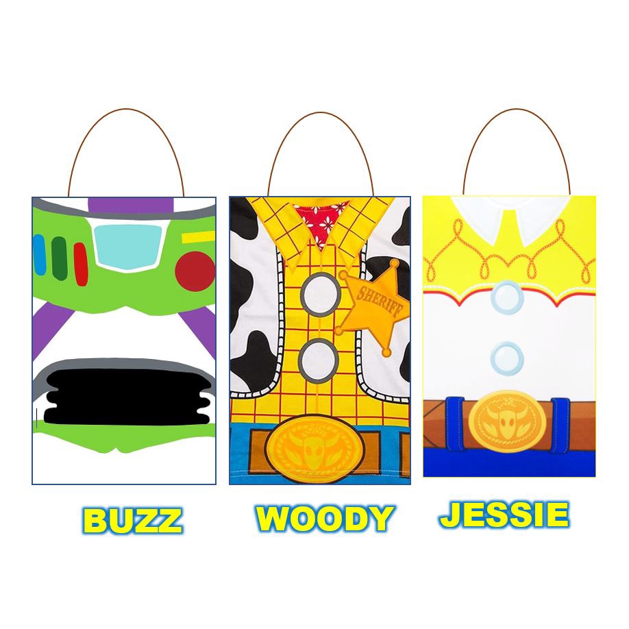 Toy Story Theme Buzz lightyear , Woody and Jessie customize loot bag ...