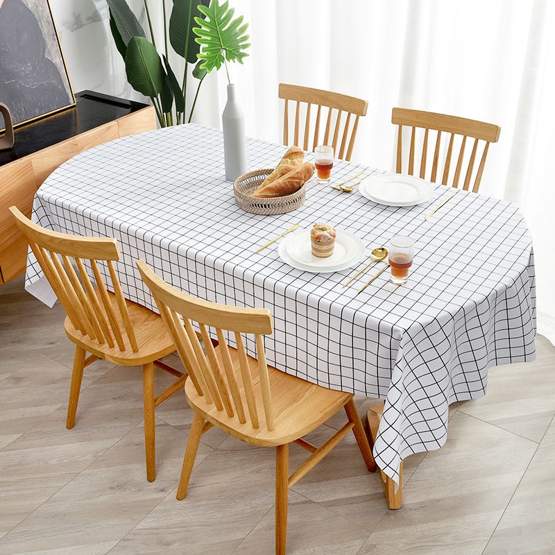 Moonstars Table Cloth Waterproof Anti-scald Oil-proof No-wash Pvc Oval ...