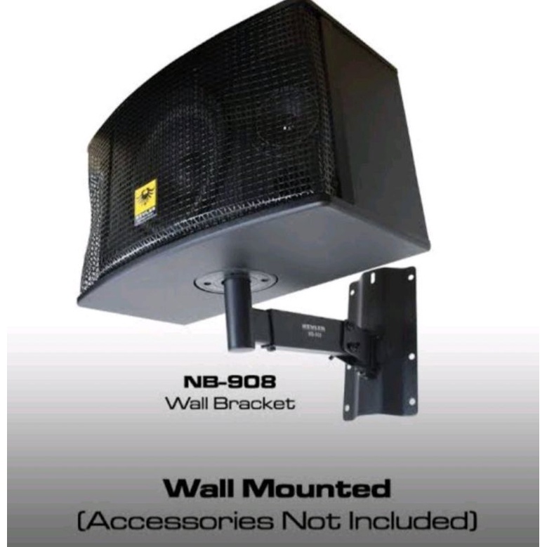 KEVLER NB908 PROFESSIONAL SPEAKER STAND WALL MOUNT STAND 2PCS./SET