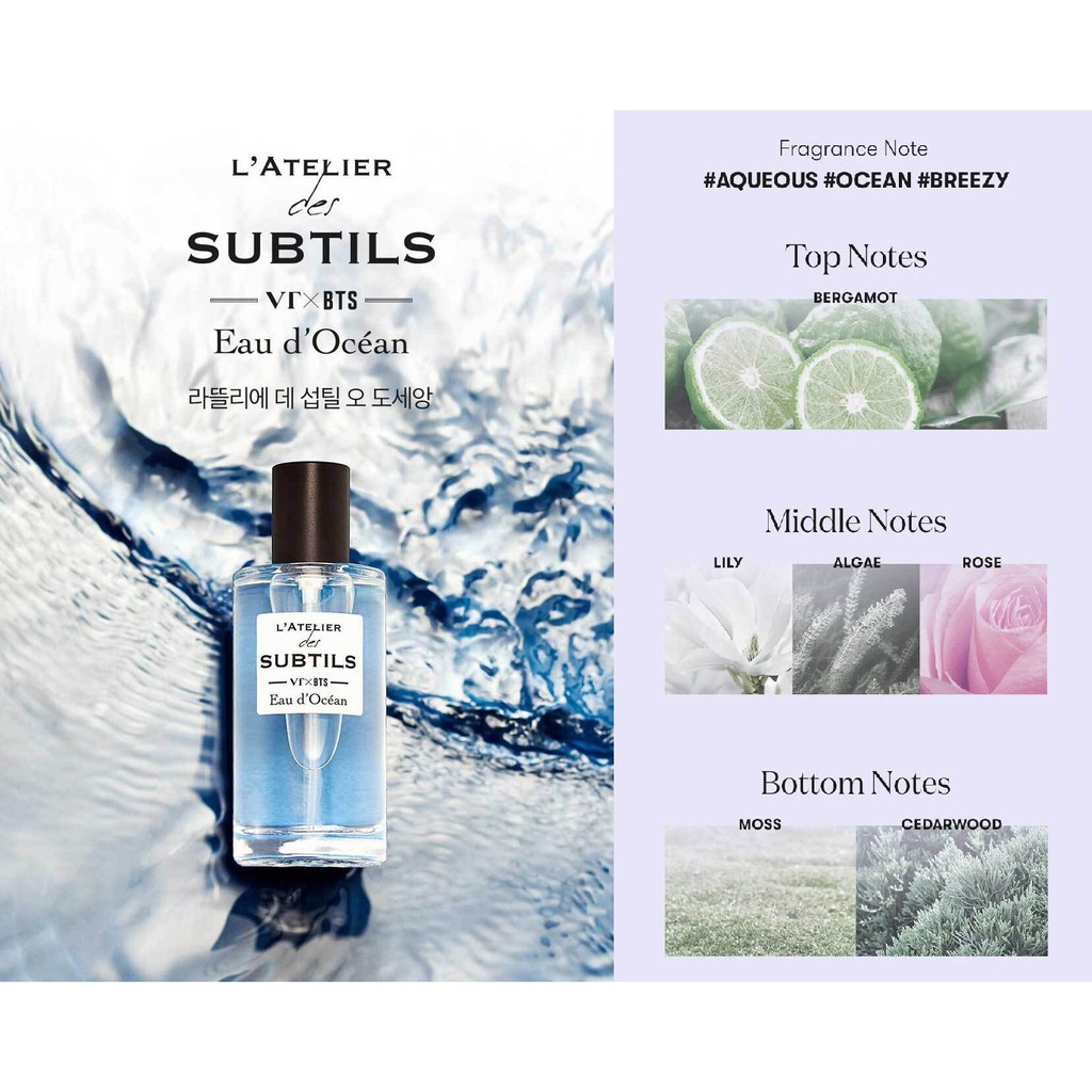 L'ATELIER de SUBTILS VT×BTS香水