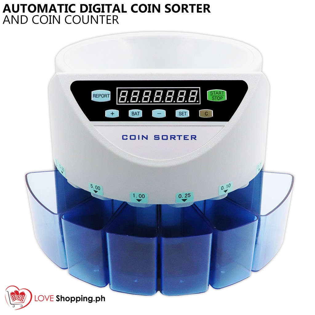 Automatic Digital Coin Sorter and Coin Counter Shopee Philippines