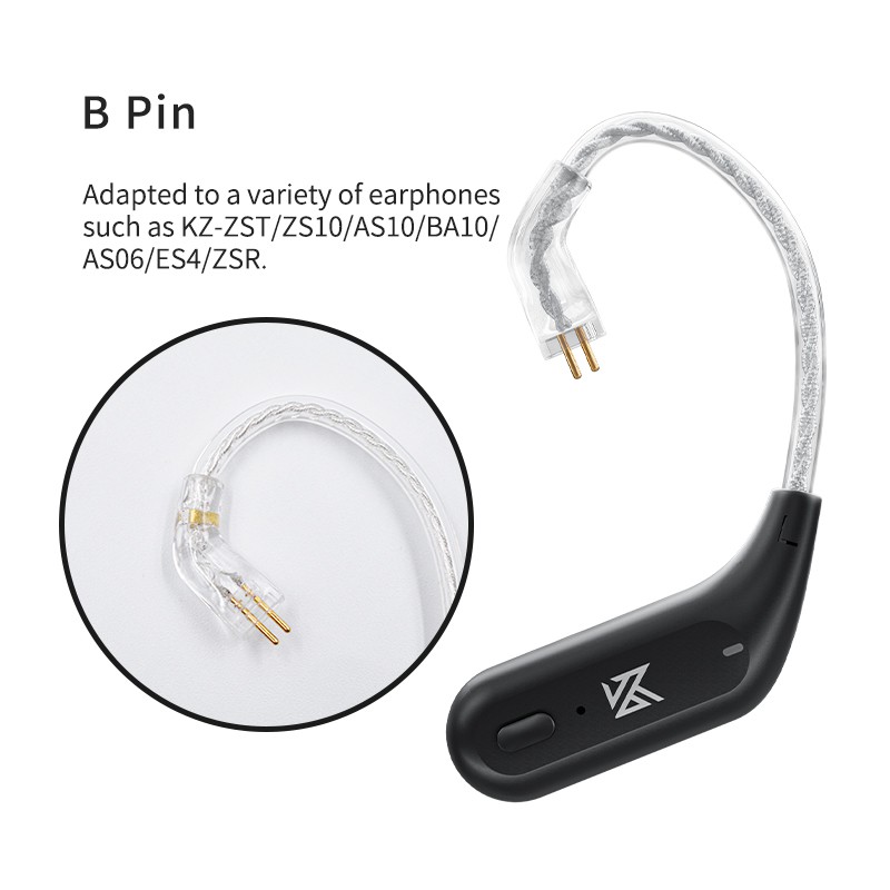 KZ AZ09 Wireless Upgrade Cable Bluetooth-compatible 5.2 HIFI Wireless ...