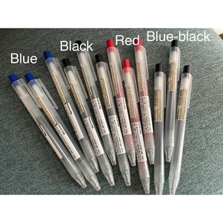 Muji Japan 0.5mm Gel Ink Retractable Ballpoint Black 10 pieces lot Made in  Japan