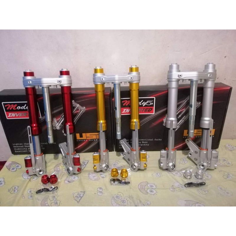 Mody 5 inverted shock with tpost for sniper 150v1 v2 | Shopee Philippines