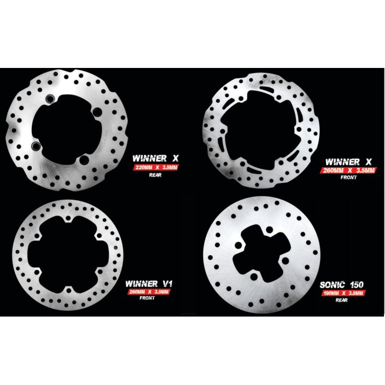 Front or rear brake disc for winner V1 X SONIC EXCITER 150 ex150 - (ZIN ...