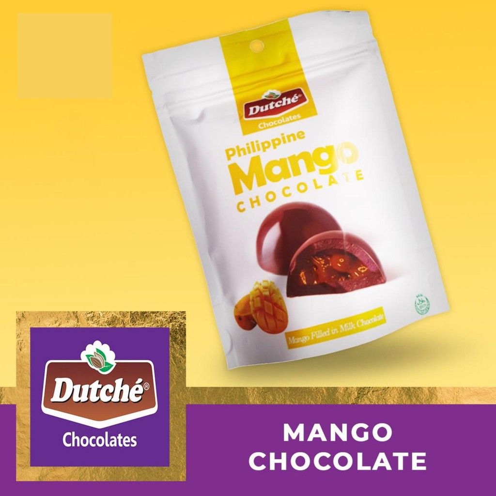 Dutche Mango Coated Chocolate 63 Grams | Shopee Philippines