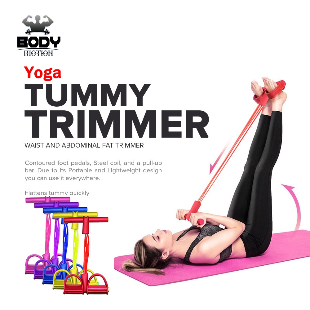 Yoga Training / Tummy Trimmer / Tension Rope / Waist Workout / Fitness ...