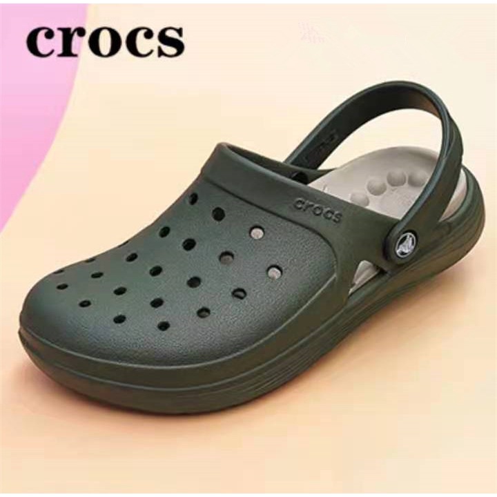 New Original Crocs Lite Ride reviva flat sandals Beach slippers for men ...
