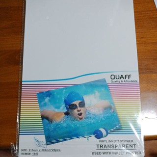 QUAFF Vinyl Waterproof Sticker - Comcard